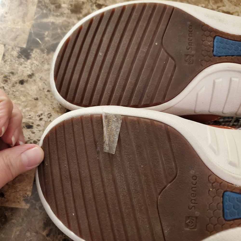 Spenco sz 7.5B Nubuck Leather Orthotic Slip On Siesta Mules Comfort Casual - Picture 12 of 15